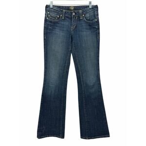 Kasil Morgan Boot Cut Jeans SZ 28 Women's David Lim Western Rodeo Country Dance